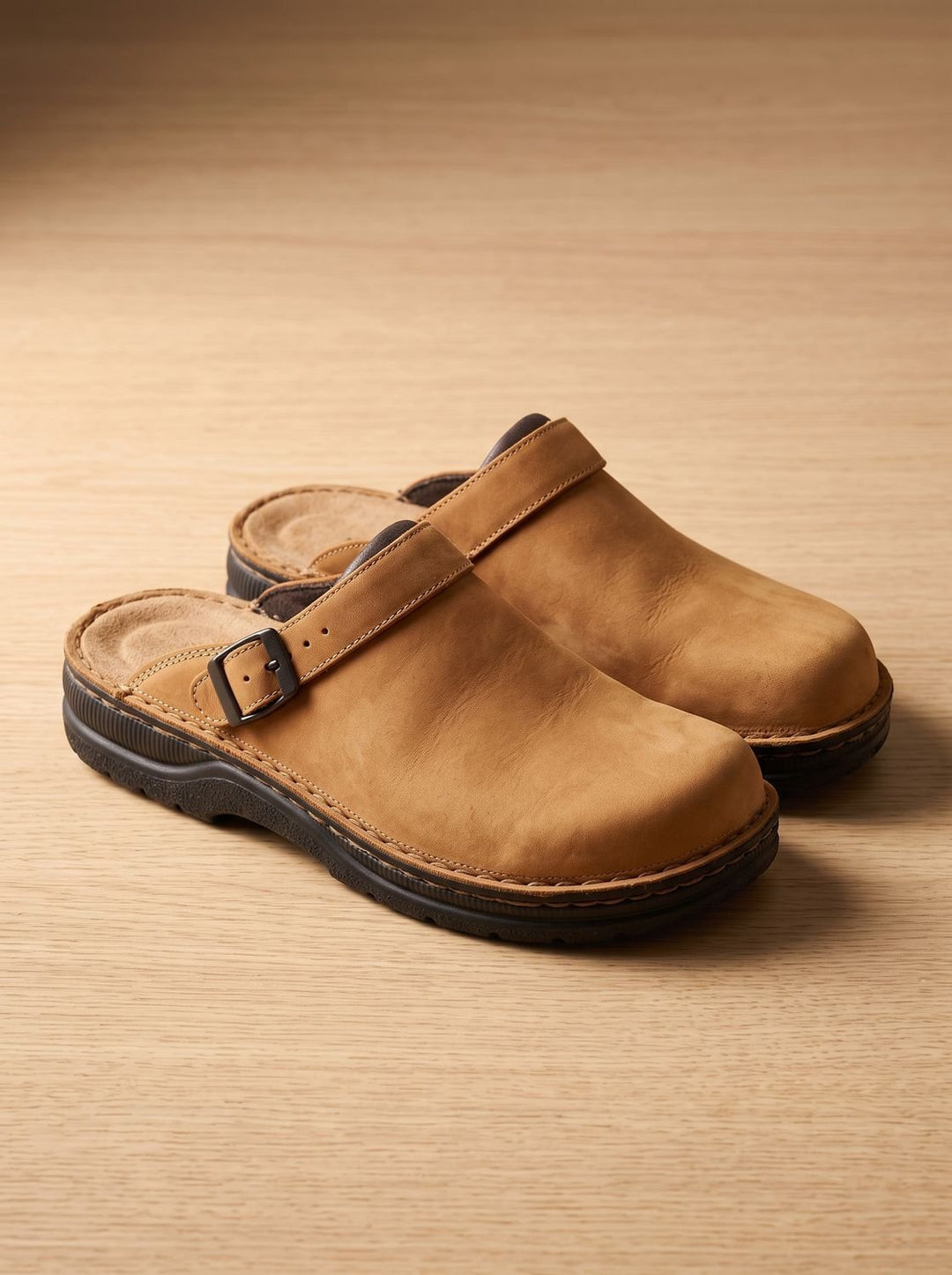 York | Orthopedic Clogs – Comfortable Leather Slip-On Design for Men