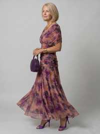 Grace | Abito midi elegante e femminile con spalle scoperte