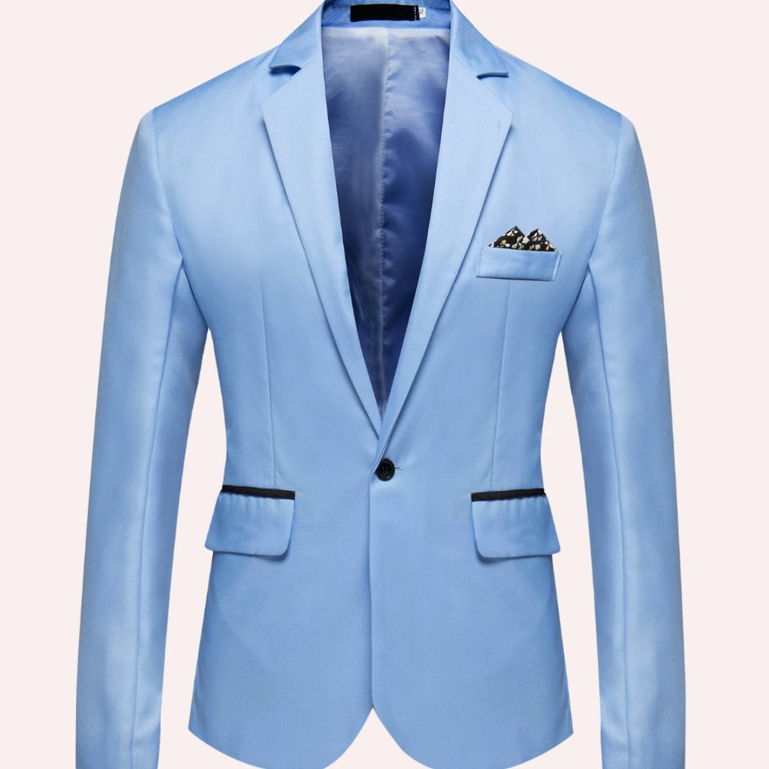 William | Business Blazer – Slim-Fit Single-Button Style for Men
