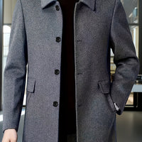 Oliver | Eleganter einreihiger Trenchcoat für mühelosen Stil
