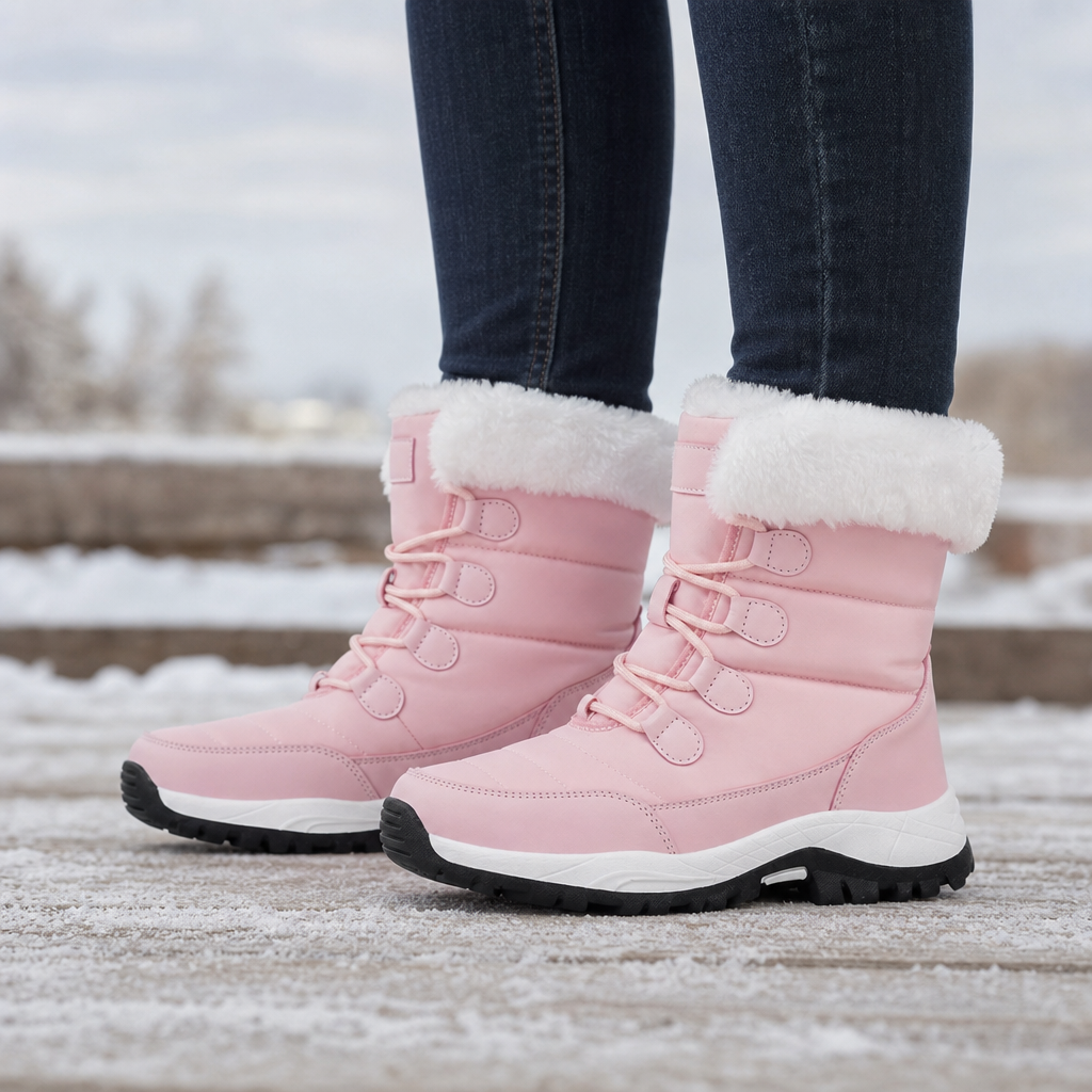 Cozywalk | Snow Boots – Fleece-Lined Non-Slip Design for Women