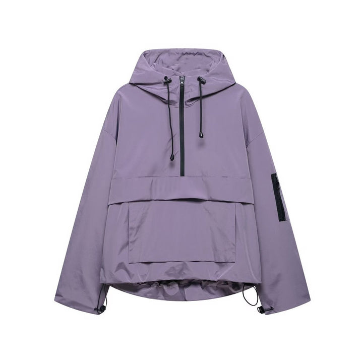 Elysia | Hooded Anorak Jacket – Wind-Resistant & Water-Repellent for Women