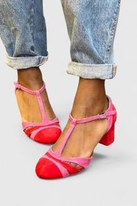 Sophia | Elegant And Stylish Color Block Heels