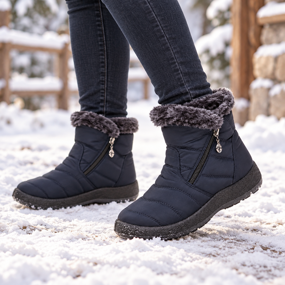Lunavia | Plush-Lined Ankle Boots for Winter