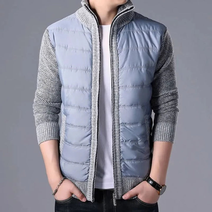 Orion | Hybrid Jacket – Lightweight Quilted Shell with Knit Sleeves