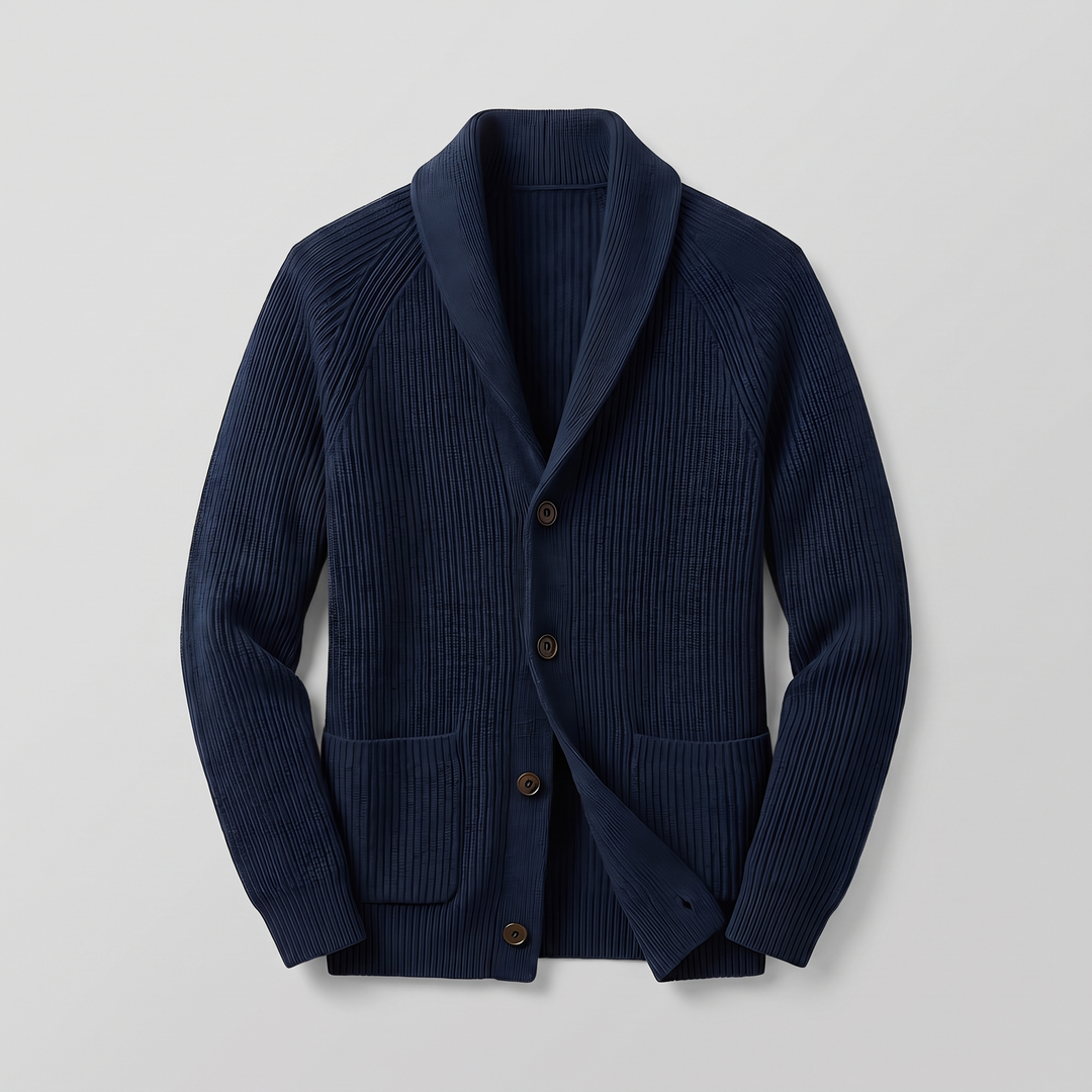 Ravine | Ribbed Knit Blazer – Versatile Smart-Casual Style for Men