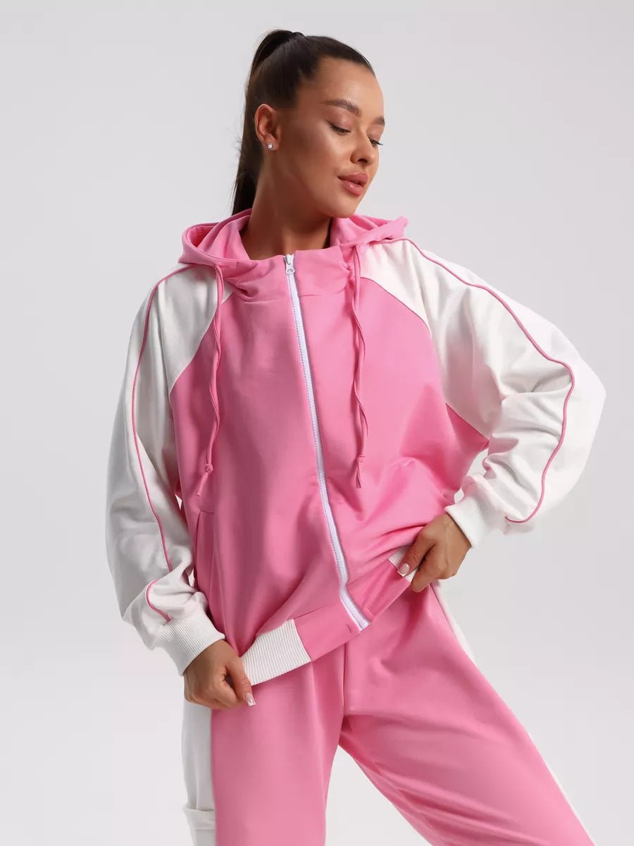 Druva | Hooded Tracksuit – Comfortable Cotton Blend Set for Women