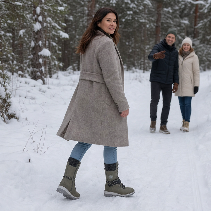 Snowlina | Knee-High Insulated Snow Boots for Women