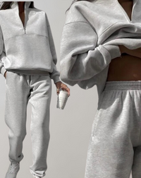 Sophia | Kuscheliges und elegantes Fleece-Set für Damen