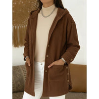 Hazel | Classic And Cozy Hooded Trench Coat