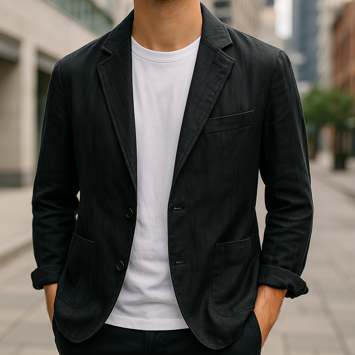 Rino | Linen Blazer – Tailored Lightweight Style for Men