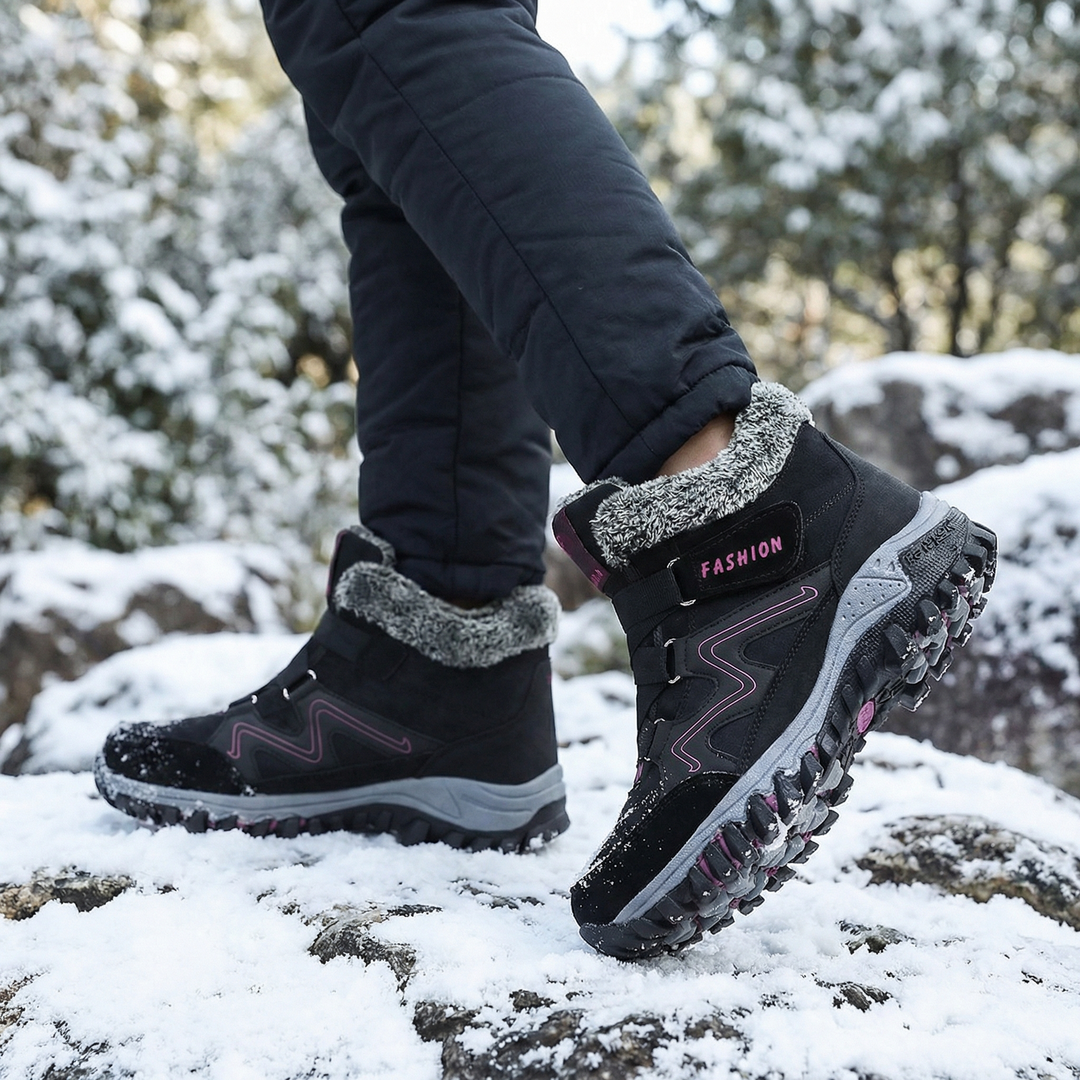 Snowstep | Winter Ankle Boots – Fur Lined Style for Women