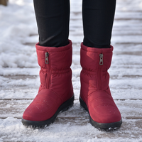 Fiona | Warm And Stylish Quilted Zip Up Snow Boots
