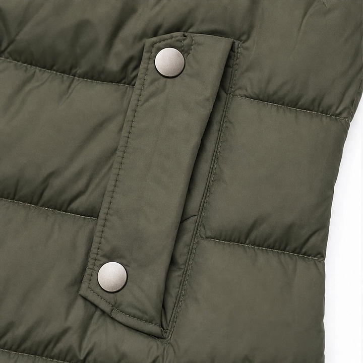 Wearbella | Longline Puffer Vest – Sleek Sleeveless Style for Women