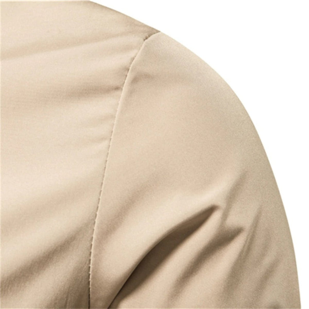 Arthur | Casual and Contrast Ribbed Bomber Jacket