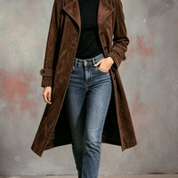 Charlotte | Klassischer und anmutiger langer Trenchcoat