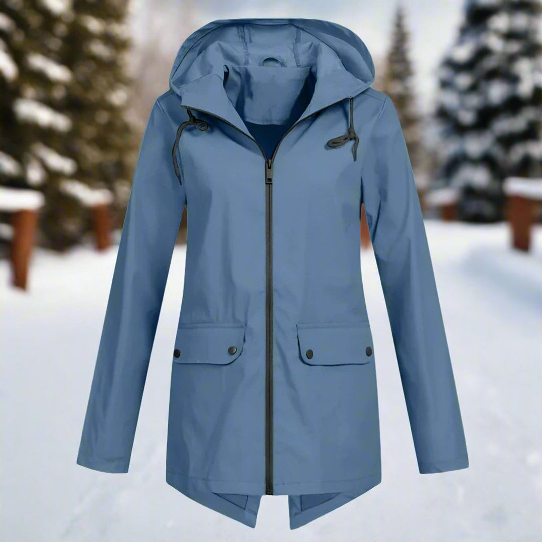 Emma | Luxuriöse und glamouröse wasserdichte Jacke