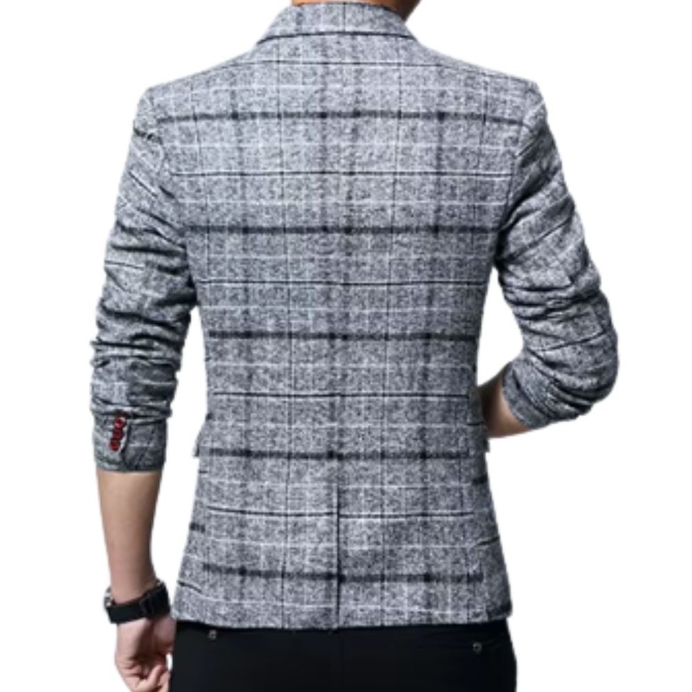 Calvin | Checkered Blazer – Tailored Fit for Men