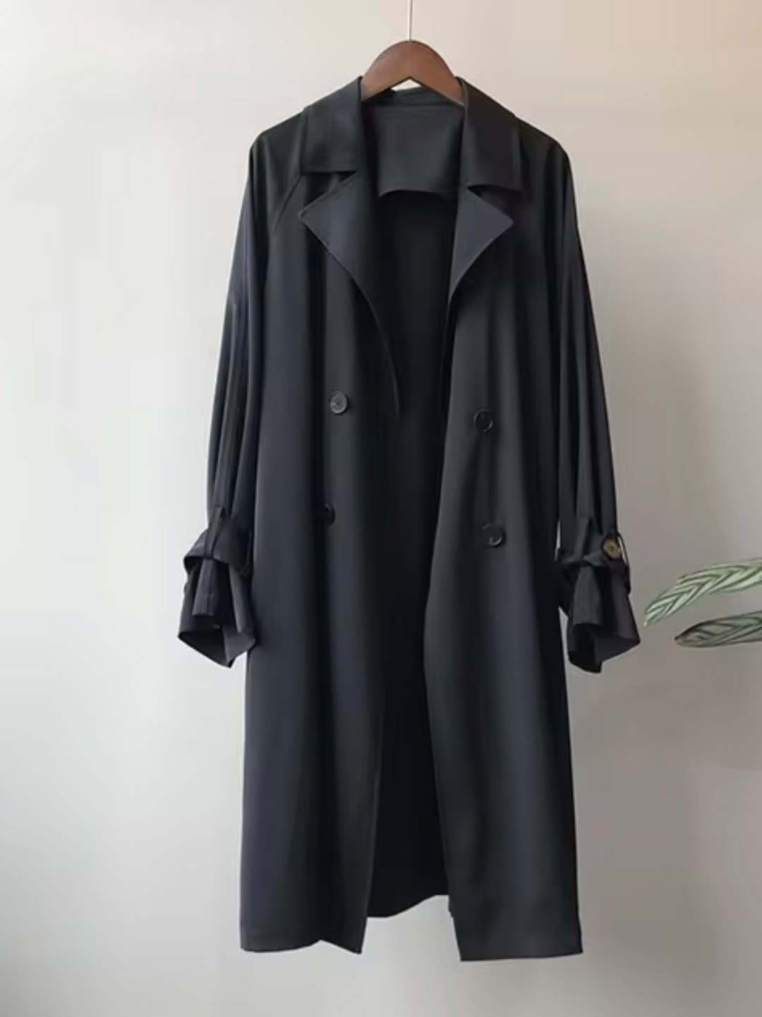 Juliane | Waterproof Trench Coat – Timeless Long Style for Women